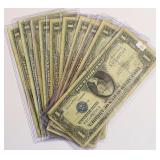 10 SILVER SILVER CERTIFICATES