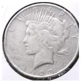 1923 PEACE DOLLAR VF