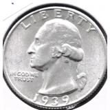 1939 S CHOICE BU WASHINGTON QUARTER