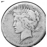 1922 S PEACE DOLLAR G