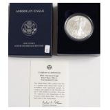 2012 W SILVER EAGLE W BOX PAPERS