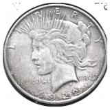 1922 D PEACE DOLLAR VF