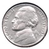 1953 GEM BU JEFFERSON   NICKEL