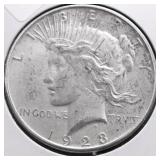 1923 PEACE DOLLAR VF