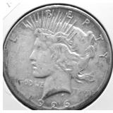 1926 PEACE DOLLAR VF