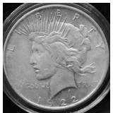 1922 PEACE DOLLAR XF