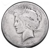 1923 PEACE DOLLAR VG