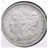 1921 D MORGAN DOLLAR XF