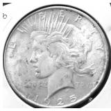 1925 PEACE DOLLAR VF