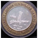 .999 SILVER CASINO CHIP