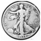 1934 D WALKING HALF DOLLAR VG