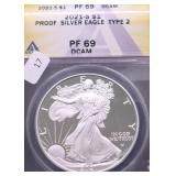 2021 S ANACS PF69DC SILVER EAGLE