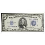 CHOICE BU 5 $ SILVER CERTIFICATE