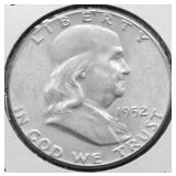 1952 FRANKLIN HALF DOLLAR AU