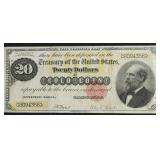 1882 20 $ GOLD CERTIFICATE VF