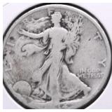 1934 S WALKING HALF DOLLAR VG