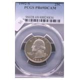 1992 S PCGS PF69DC WASHINGTON QUARTER
