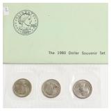 1980 SBA DOLLAR SOUVENIR SET