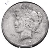 1923 PEACE DOLLAR VG