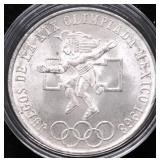 CHOICE BU MEXICO SILVER 25 PESOS