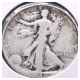 1940 S WALKING HALF DOLLAR VG