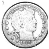 1914 BARBER QUARTER G