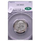 1932 S CAC MS62 WASHINGTON QUARTER
