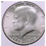 SILVER BICENTENNIAL HALF DOLLAR GEM