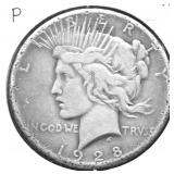 1928 PEACE DOLLAR VF