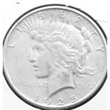 1925 S PEACE DOLLAR XF