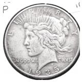 1935 PEACE DOLLAR VF