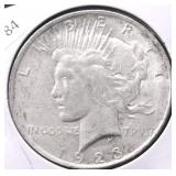 1923 PEACE DOLLAR XF