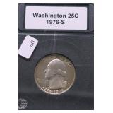 1976 S PROOF WASHINGTON QUARTER