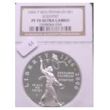 2006 P NGC PF70UC SCIENTIST SILVER DOLLAR