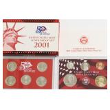 2001 SILVER PROOF SET
