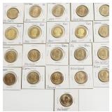 20 BU/PROOF PRESIDENT DOLLARS