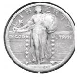 1920  S STANDING QUARTER VF