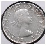 1955 CANADA HALF DOLLAR AU