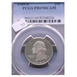 1989 S PCGS PF69DC WASHINGTON QUARTER
