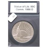 GEM BU ELLIS ISLAND HALF DOLLAR