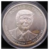 TRUMP 1 OZ .999 SILVER ROUND