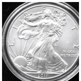 2011 SILVER EAGLE GEM