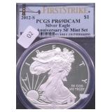 2012 S PCGS PF69DC SILVER EAGLE
