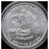 1 OZ .999 SILVER ROUND