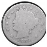 1883 W CENTS V NICKEL G