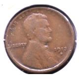 1913 S LINCOLN CENT VF