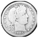 1905 BARBER QUARTER VG