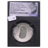 2019 S NGC PF70UC APOLLO HALF DOLLAR