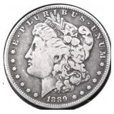 1889 O MORAN DOLLAR F
