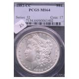 1882 CC PCGS MS64 MORGAN DOLLAR